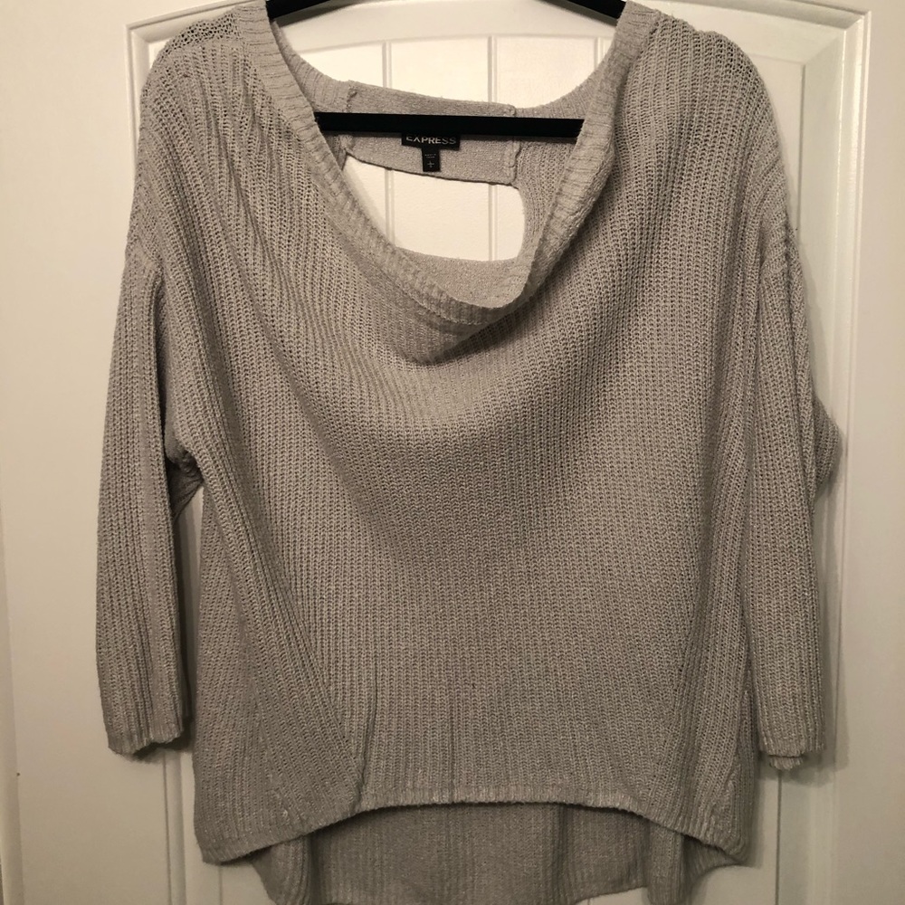 Express Powder Blue/Grey Sweater Sz Large